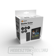 Solight meteorológiai állomás, színes LCD, hőmérséklet, páratartalom, RCC, fekete színű náhled