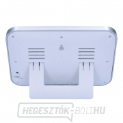 Solight időjárás-állomás, nagyméretű színes LCD kijelző, beltéri/kültéri hőmérséklet, páratartalom, fehér színű náhled
