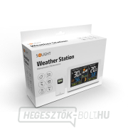 Solight meteorológiai állomás, extra nagy színes LCD kijelző, hőmérséklet, páratartalom, nyomás, RCC, USB töltés, fehér színű Solight meteorológiai állomás, extra nagy színes LCD kijelző, hőmérséklet, páratartalom, nyomás, RCC, USB töltés, fehér színű náhled