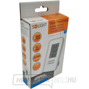 Solight hőmérő, hőmérséklet, nagyméretű kijelző, dátum, idő, fehér színű Előnézet  Solight hőmérő, hőmérséklet, nagyméretű kijelző, dátum, idő, fehér színű Előnézet