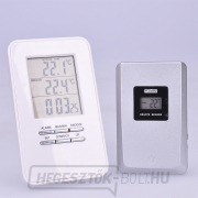 Solight vezeték nélküli hőmérő, hőmérséklet, idő, riasztás, fehér színű náhled