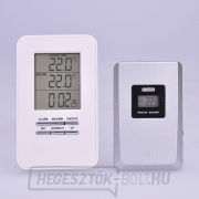 Solight vezeték nélküli hőmérő, hőmérséklet, idő, riasztás, fehér színű náhled