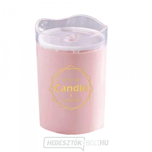 Aroma diffúzor CANDLE rózsaszín