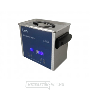 Ultrahangos tisztító Geti GUC 03B 3L rozsdamentes acélból Ultrahangos tisztító Geti GUC 03B 3L rozsdamentes acélból gallery main image