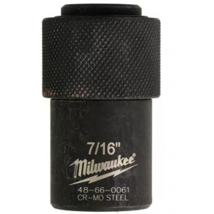 Milwaukee adapter ½″ négyzetről 7/16″ HEX 11mm-re