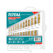 Fémfúrók, 12 darabos készlet, 2,2.5,3,3.5,4,4.5,5,5,5.5,6,6.5,7,8mm, HSS gallery main image