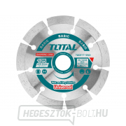 Gyémánt vágókorong, szegmentált, száraz és nedves vágás, 125cm, 125x22,2mm, osztott szegmens 7,5mm, max. 12200 rpm Gyémánt vágókorong, szegmentált, száraz és nedves vágás, 125cm, 125x22,2mm, osztott szegmens 7,5mm, max. 12200 rpm gallery main image