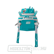 Szerszámöv, 10 szerszámzseb, 2x kalapácstartó, max. terhelhetőség 10kg Előnézet 
