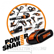 WX820.9 - Akkumulátoros multifunkciós csiszológép Li-Ion 20V, 5in1 - akkumulátor nélkül - PowerShare Előnézet 