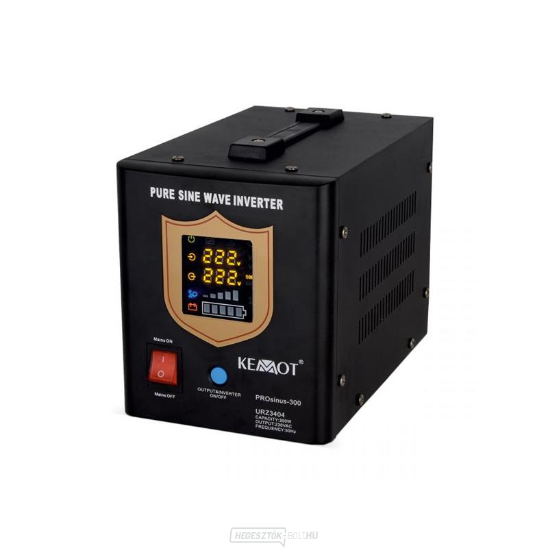 KEMOT PROsinus 300W 12V tartalék tápegység KEMOT PROsinus 300W 12V