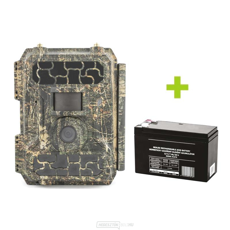 OXE Panther 4G fotócsapda külső 12V/2.2Ah akkumulátor és tápkábel