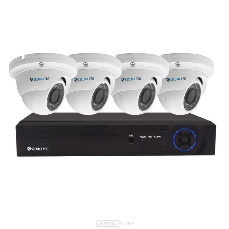 SECURIA PRO NVR4CHV2-W DOME kamerarendszer