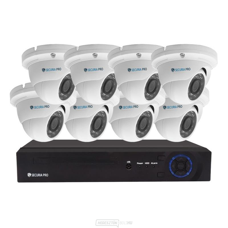 SECURIA PRO NVR8CHV2-W DOME kamerarendszer