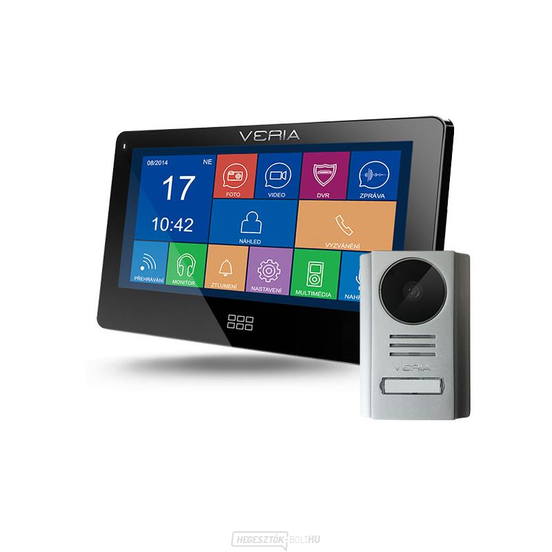 VERIA 7077C fekete VERIA 229 videotelefon