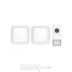 Vezeték nélküli kapucsengő Geti GWD 206W készlet Vezeték nélküli kapucsengő Geti GWD 206W készlet gallery main image