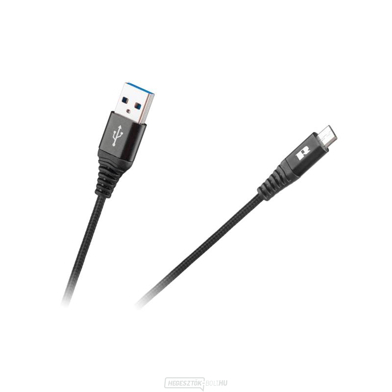 Kábel REBEL USB/Micro USB fekete 2m