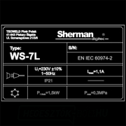 Sherman TIG 320ACDC impulzus hegesztő készlet WS-7,5LT, TIG kocsi Előnézet 