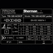 Sherman TIG 320ACDC impulzus + hűtőberendezés WS-7,5LT, TIG kocsi, AWI fáklya Sherman TIG 320ACDC impulzus + hűtőberendezés WS-7,5LT, TIG kocsi, AWI fáklya náhled