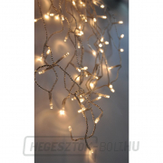 Solight LED karácsonyi függő, jégcsapok, 120 LED, 3m x 0.7m, 6m vezeték, kültéri, meleg fehér fény, memória, időzítő Előnézet 