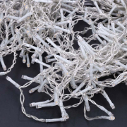 Solight LED karácsonyi függő, jégcsapok, 120 LED, 3m x 0.7m, 6m vezeték, kültéri, meleg fehér fény, memória, időzítő náhled