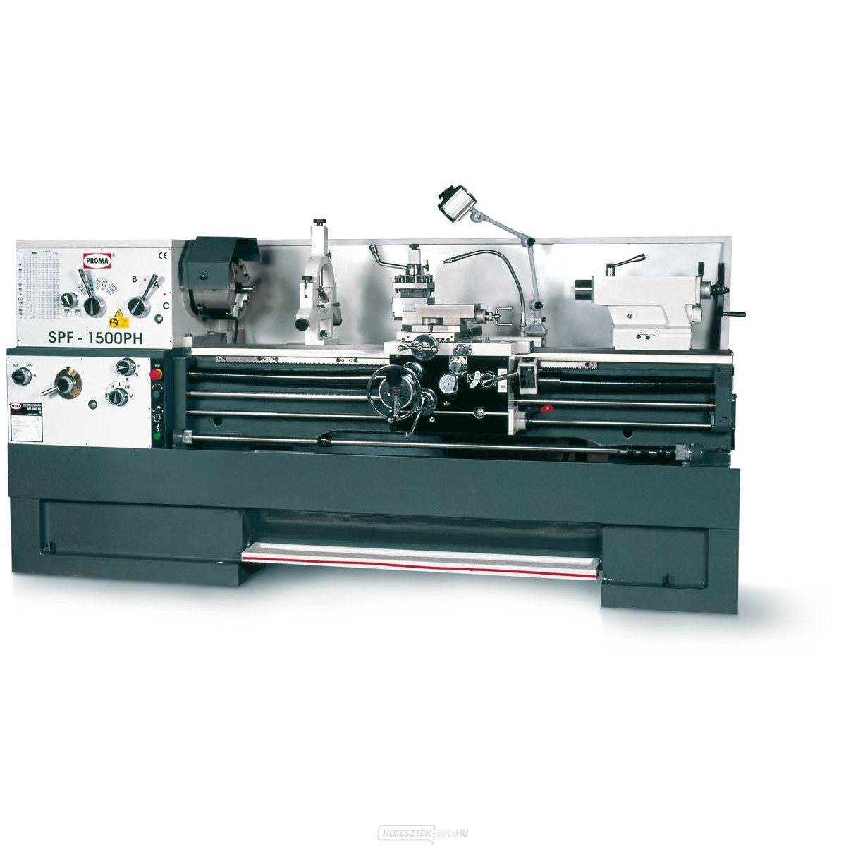 Proma SPF-1500PH esztergapad digitális méréssel