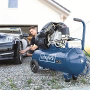 Scheppach HC 120 dc olajjal merülő kéthengeres kompresszor 10 bar, 100 l-es légkamrával Előnézet 