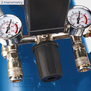 Scheppach HC 120 dc olajjal merülő kéthengeres kompresszor 10 bar, 100 l-es légkamrával Előnézet 