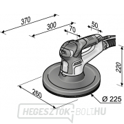 Flex fal és mennyezet kézi csiszológép cserélhető csiszolófej-rendszerrel GCE 6-EC Előnézet 