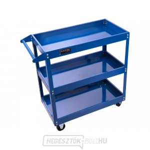 Polcos kocsi, 3 polc, max 120kg Polcos kocsi, 3 polc, max 120kg gallery main image