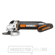 Akkus sarokcsiszoló 125mm WORX Orange WX803 - Li-Ion 20V - PowerShare Előnézet 