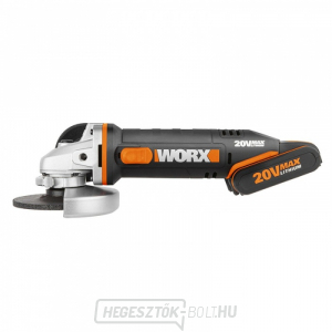 Akkus sarokcsiszoló 125mm WORX Orange WX803 - Li-Ion 20V - PowerShare