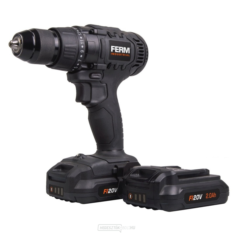 Akkus fúrógép Ferm CDM1141P Li-ion 20V - 2,0Ah - 2 akkumulátor