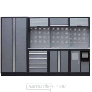 Műhelybútor készlet Procarosa PROFI M-II Munkalap: rozsdamentes acél, Súly: 275 kg Műhelybútor készlet Procarosa PROFI M-II Munkalap: rozsdamentes acél, Súly: 275 kg gallery main image