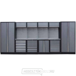 Műhelybútor készlet Procarosa PROFI L-III Munkalap: rozsdamentes acél, Súly: 460 kg Műhelybútor készlet Procarosa PROFI L-III Munkalap: rozsdamentes acél, Súly: 460 kg gallery main image