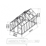 Alumínium üvegház VeGA 7000 STRONG-22 Alumínium üvegház VeGA 7000 STRONG-22 náhled