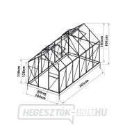 Alumínium üvegház VeGA 7000 STRONG-22 náhled