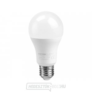 Klasszikus LED izzó, 9W, 800lm, E27, meleg fehér gallery main image