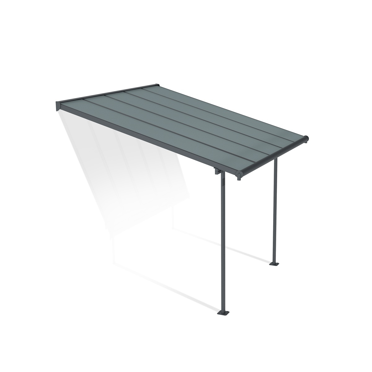 Palram Capri 3000 antracit 3 x 3 alumínium (előregyártott) pergola (antracit) Előnézet 