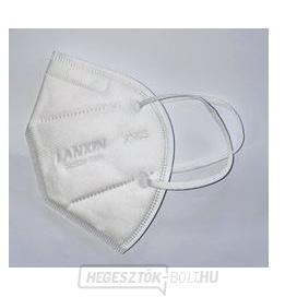 KN95 légzőkészülék (FFP2 védelmi osztálynak megfelelő), 2 db (pár) KN95 légzőkészülék (FFP2 védelmi osztálynak megfelelő), 2 db (pár) gallery main image