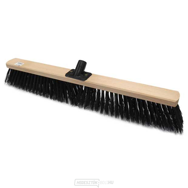 Közúti seprű 600x55x105mm - PVC, műanyag nyéllel, rögzítéssel
