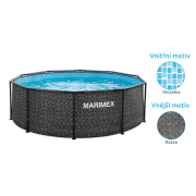 Úszómedence Florida 3,05x0,91 m RATAN 3,05x0,91 m RATAN tartozékok nélkül Előnézet 