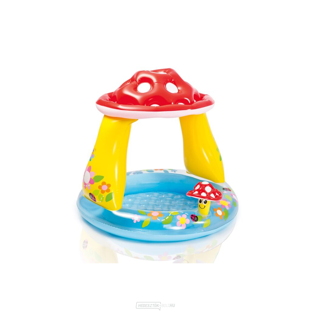 Felfújható medencés varangyos szék baldachinnal - 57114