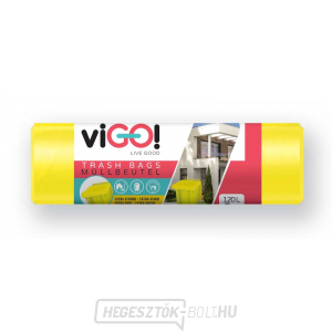ViGO! Szemeteszsákok LD 120l/8 db PLAST - sárga