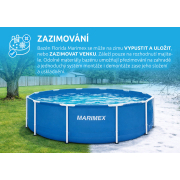 Florida úszómedence 2,44x0,76 cm, tartozékok nélkül Előnézet 