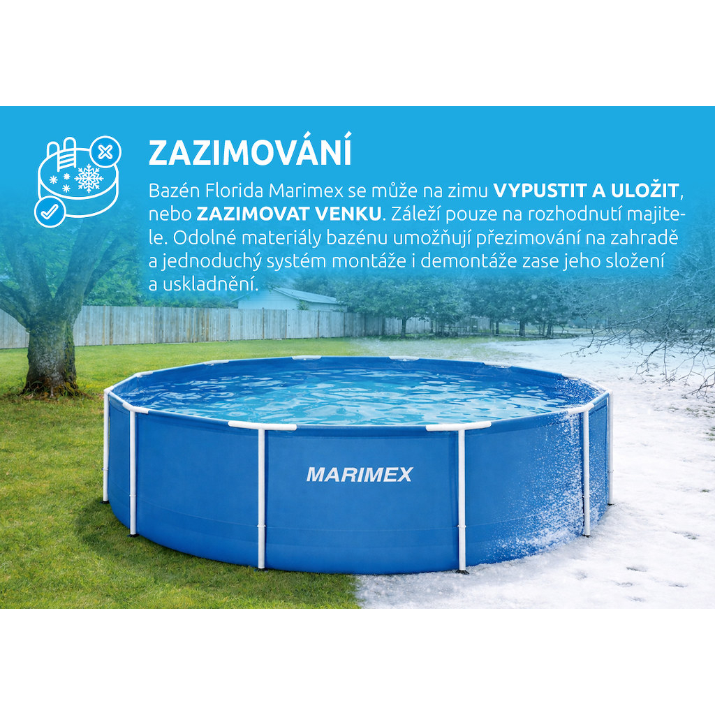 Az úszómedence belső részlete