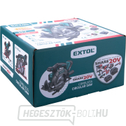 Körfűrészlap akkus SHARE20V, 165mm, BRUSHLESS, 20V Li-ion, 2000mAh náhled