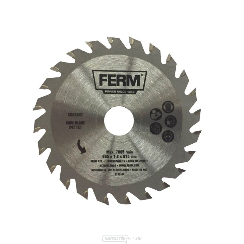CSA1047 - Fűrészlap 24z (TCT) a CSM1043-hoz CSA1047 - Fűrészlap 24z (TCT) a CSM1043-hoz gallery main image