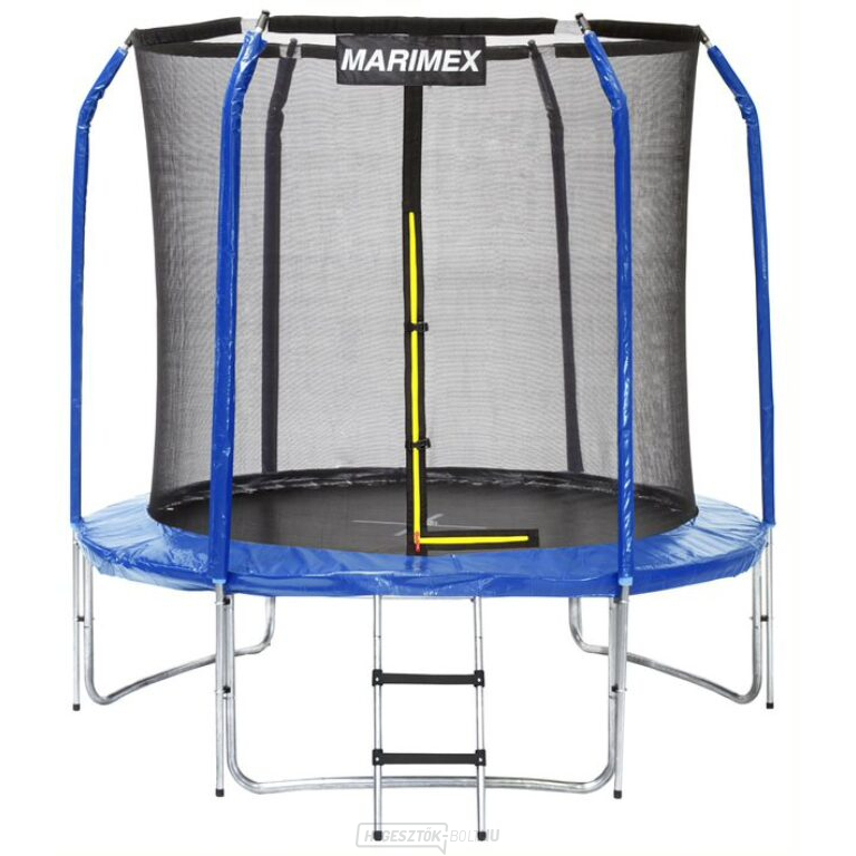 Trambulin Marimex 244 cm + védőháló + lépcsőfokok INGYENES 