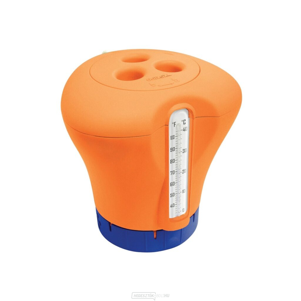 Klór úszó hőmérővel - narancssárga