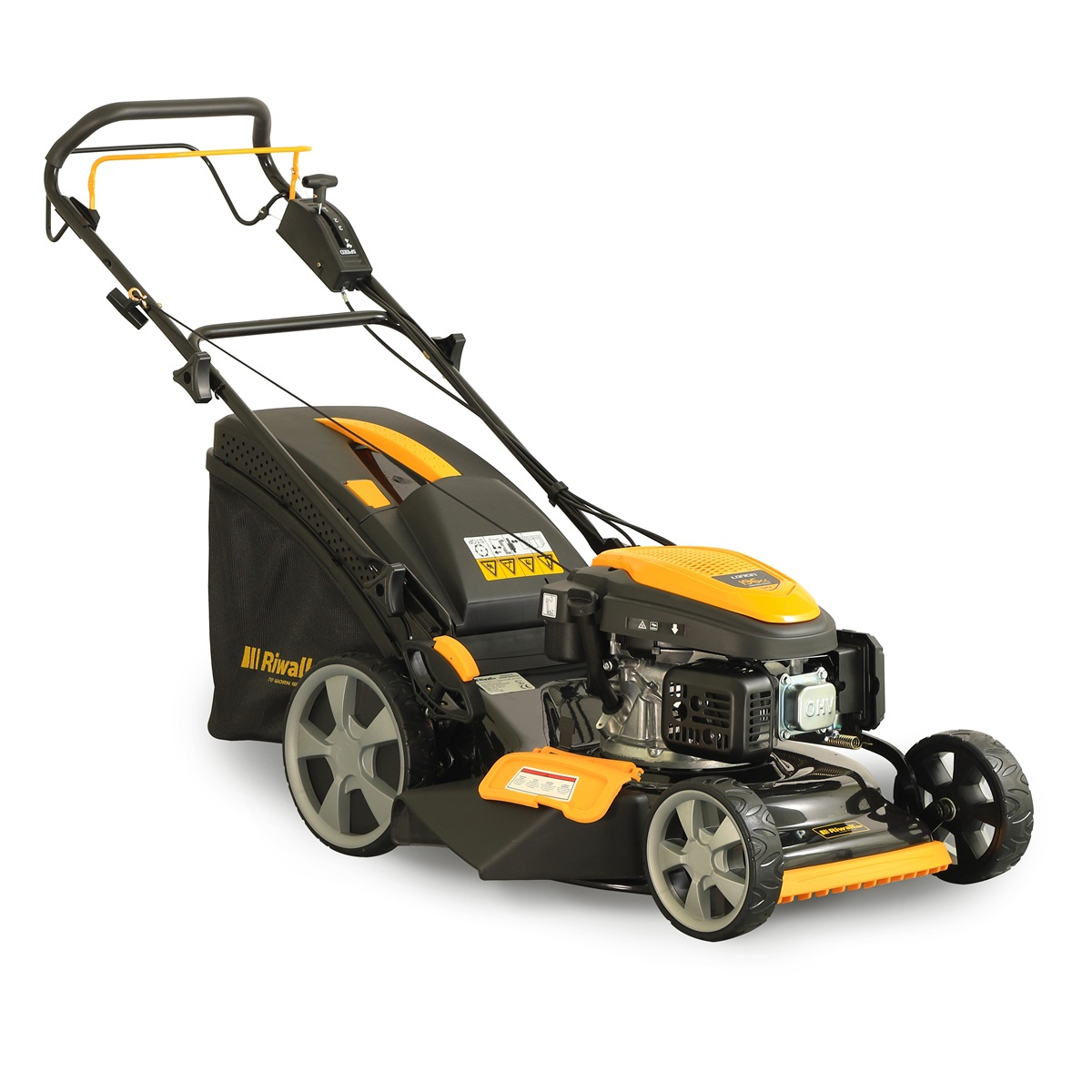 Riwall PRO RPM 5155 V PRO 4in1 benzines fűnyíró változtatható hajtással